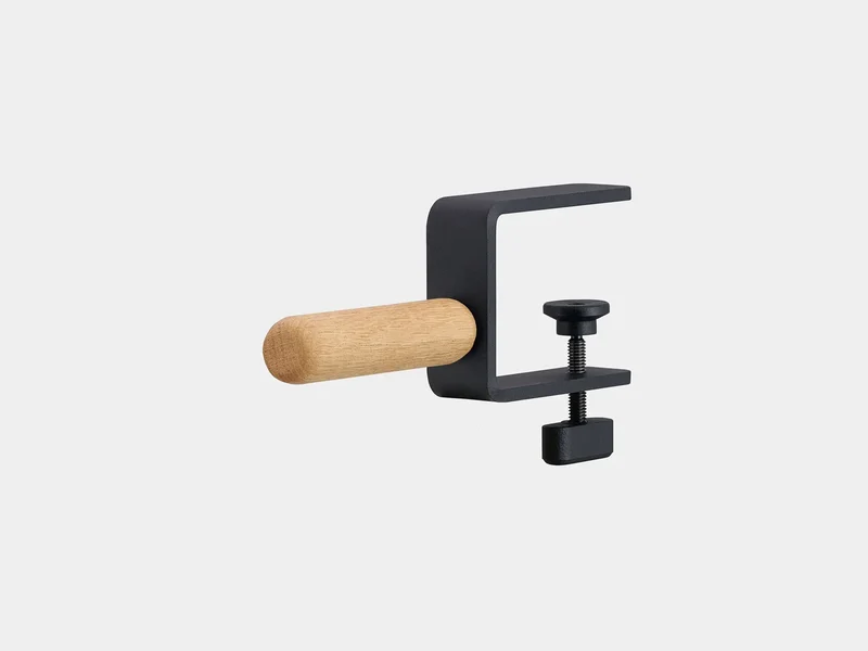 Desk-Mounted Headphone Hook